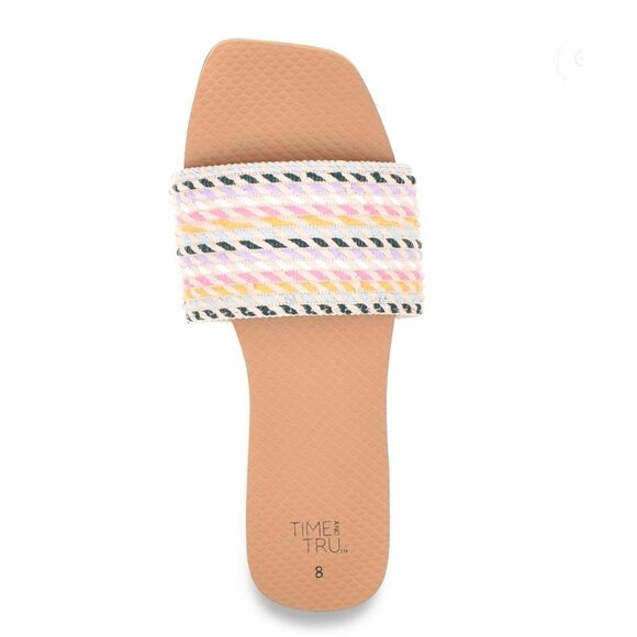 Women's Woven Slide Sandals Shoes Size 8 - Picture 8 of 9